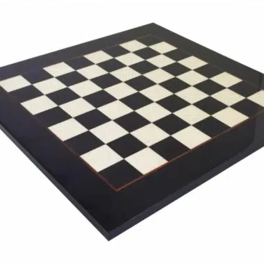 Tablero de ajedrez de madera de arce negro