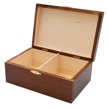 Coffret de Rangement en Bois de Bouleau (Hauteur de Roi = 8 cm)