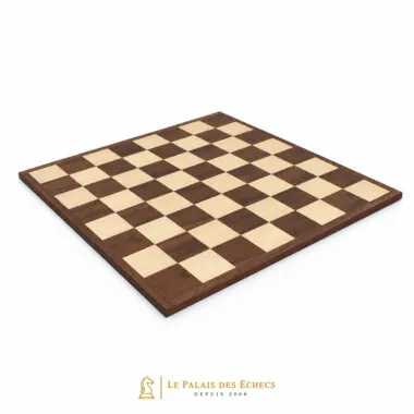 Tablero de Ajedrez de Madera de Nogal y Arce
