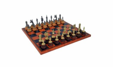 Tablero de ajedrez de cuero artificial 