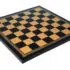 Tablero de ajedrez de cuero negro - 40 x 40 cm