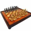 Juego de ajedrez "César" en madera de brezo y metal macizo