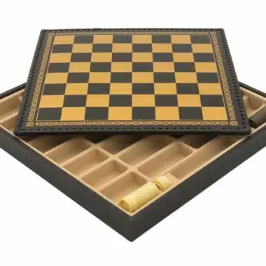 Tablero de ajedrez con almacenamiento y juego de ajedrez de metal Roman Bust Set II - Imagen 8