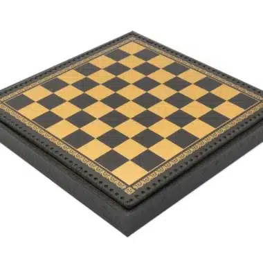 Tablero de ajedrez con almacenamiento y juego de ajedrez de metal Roman Bust Set II - Imagen 10