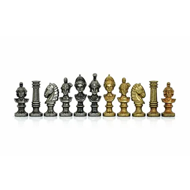 Juego de ajedrez de metal "Bustos romanos