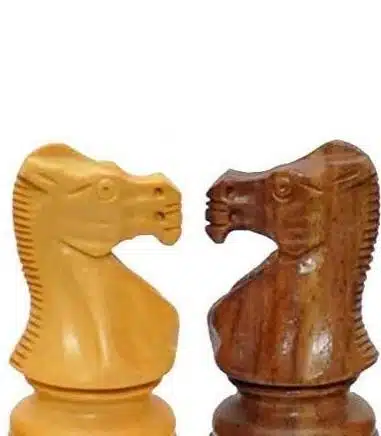 Conjunto Classic XVII Tablero de Ajedrez de Madera de Olmo y Brezo y Piezas de Ajedrez de Madera de Rosa Dorada - Imagen 5