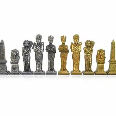 Juego de ajedrez metálico "Egipto