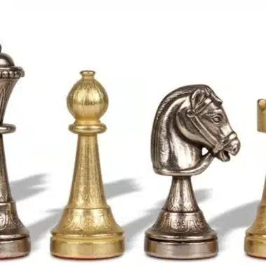 Juego de ajedrez metálico Staunton