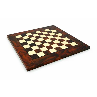 Tablero de ajedrez de raíz de nogal