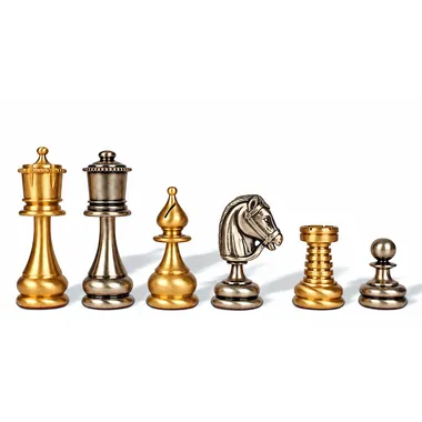 Juego de ajedrez de latón macizo "Persia