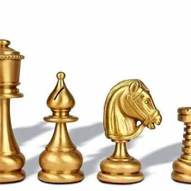 Juego de ajedrez octogonal de madera maciza con cajón de almacenamiento, tapa de alabastro y juego de ajedrez de latón - Imagen 4