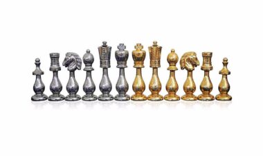 Juego de ajedrez de madera de arce 