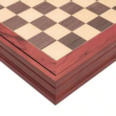 Tablero de ajedrez de nogal y arce con compartimento de almacenamiento - Imagen 3