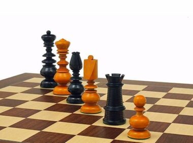 Juego de ajedrez de madera de boj 