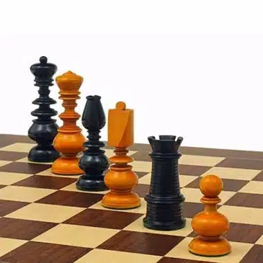 Juego de ajedrez de madera de boj 