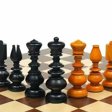 Juego de ajedrez de madera de boj 