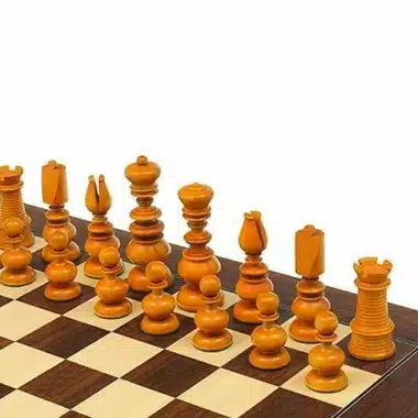 Juego de ajedrez de madera de boj 