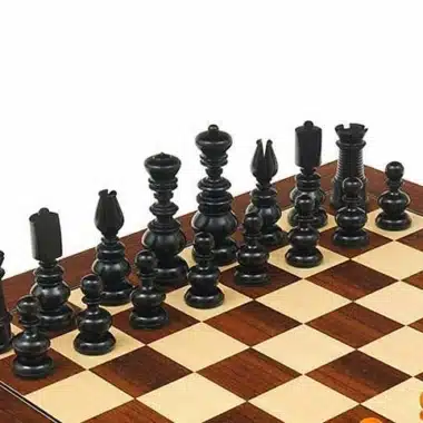 Juego de ajedrez de madera de boj 