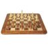 Conjunto Supremo Clásico Tablero de Ajedrez de Madera de Rosa Dorada y Juego de Ajedrez de Madera de Rosa Dorada