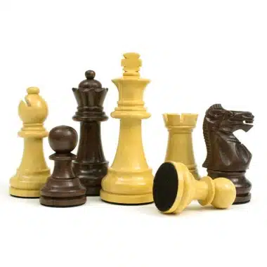 Alternative view of Juego de Ajedrez Staunton en Madera de Rosa