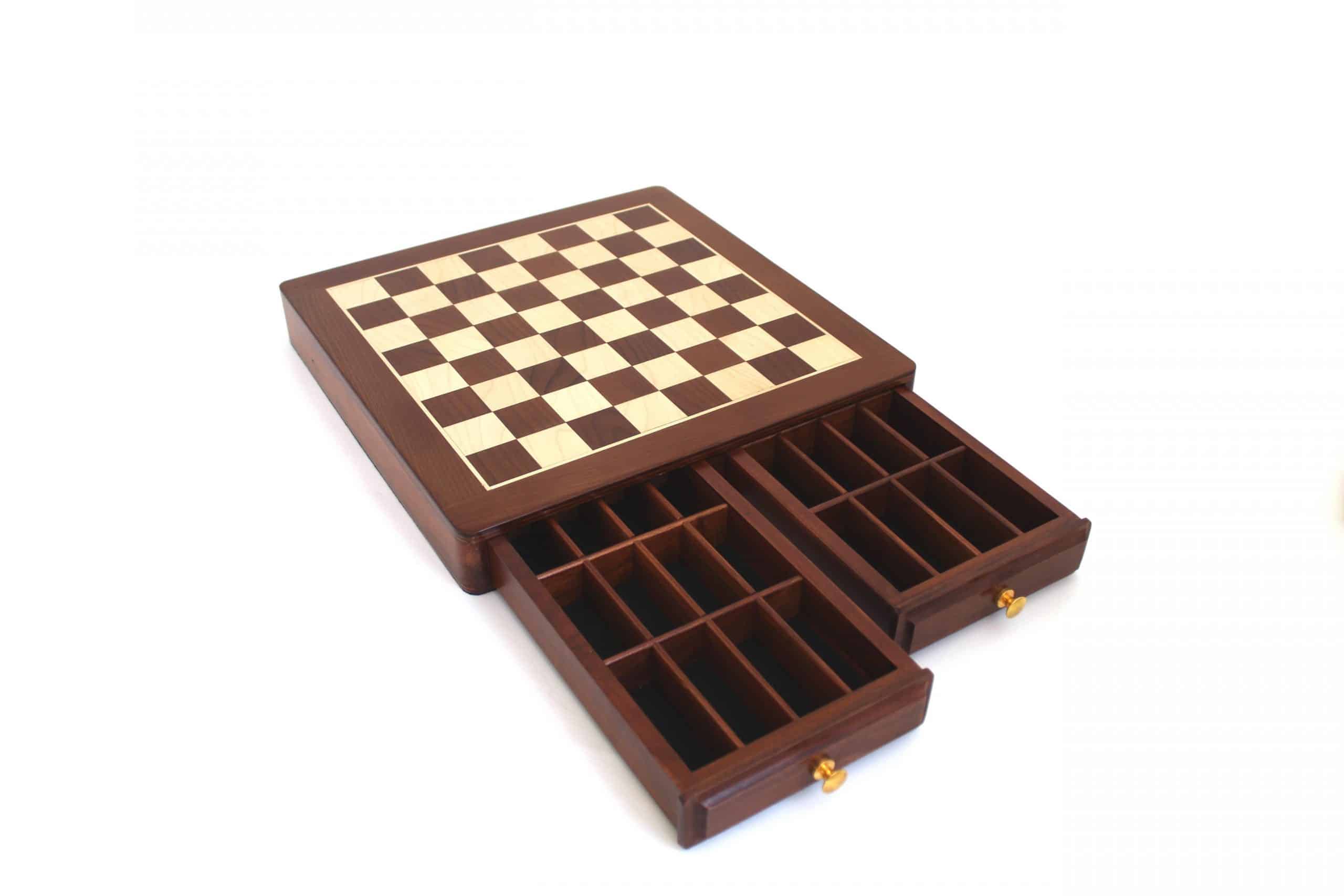 Conjunto Medieval IV Tablero de Ajedrez de Madera de Arce & Juego de Ajedrez de Metal - Imagen 10