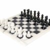 Juego de ajedrez "blanco y negro" en alabastro de Volterra
