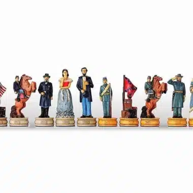 Juego de ajedrez de resina "Civil War Second Edition