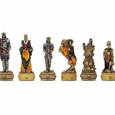 Jeu d'Echecs en Résine "Zombie"
