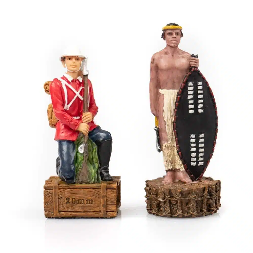 Juego de ajedrez de resina Guerra Anglo-Zulú - Imagen 5
