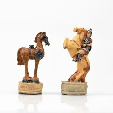 Juego de ajedrez de resina La guerra de Troya - Imagen 12