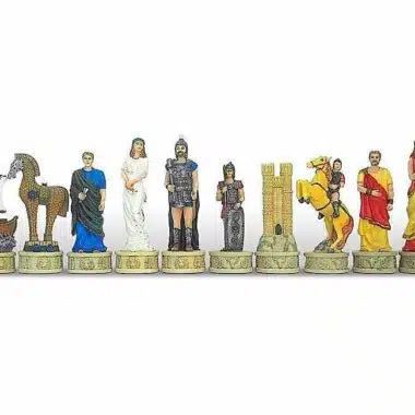 Juego de ajedrez de resina "La guerra de Troya