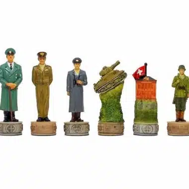 Juego de ajedrez de resina "Hitler vs Roosevelt