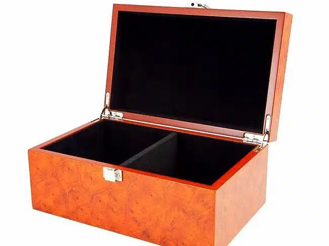 Caja de almacenamiento de chapa de raíz (altura del rey = 11 cm)