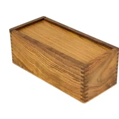 Caja de madera de palisandro dorada para guardar el juego de ajedrez de madera (altura del rey = 7 a 10 cm)