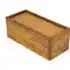Caja de madera de palisandro dorada para guardar el juego de ajedrez de madera (altura del rey = 7 a 10 cm)