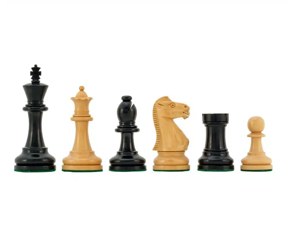 Juego de Ajedrez Staunton Supreme III en Madera de Ébano