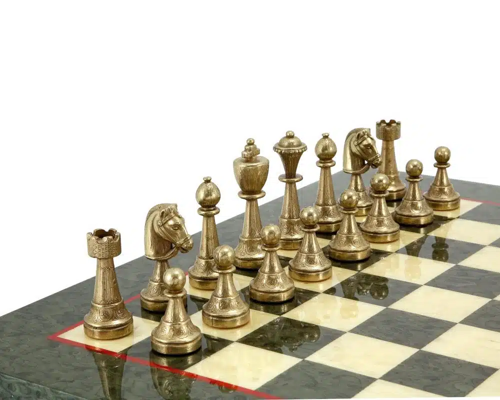 Juego de ajedrez metálico Staunton - Imagen 10