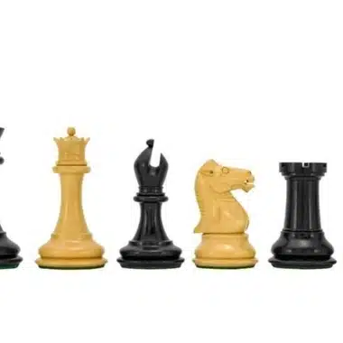Juego de ajedrez de madera de ébano "Sovereign II