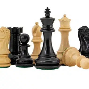 Alternative view of Juego de ajedrez de ébano Highclere