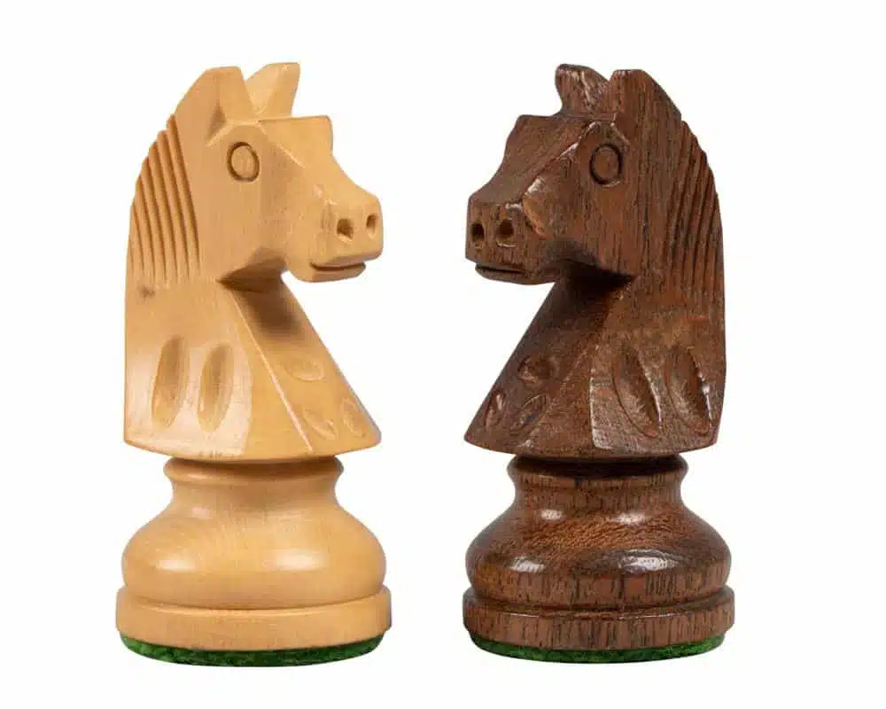 Juego de ajedrez de madera de acacia - Imagen 3