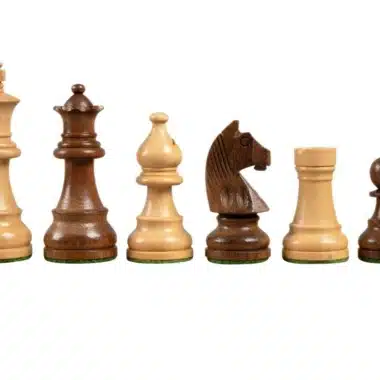 Juego de ajedrez de madera de acacia