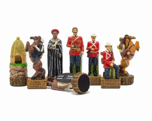 Juego de ajedrez de resina "Guerra Anglo-Zulú