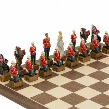 Juego de ajedrez de resina