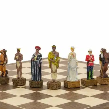 Juego de ajedrez de resina