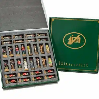 Juego de ajedrez de resina