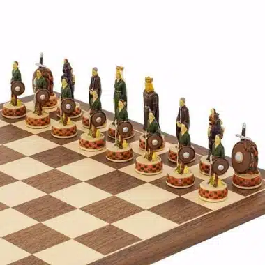 Juego de ajedrez de resina