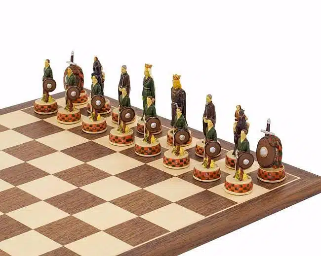 Juego de ajedrez de resina "Inglaterra contra Escocia