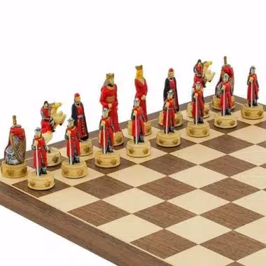 Juego de ajedrez de resina