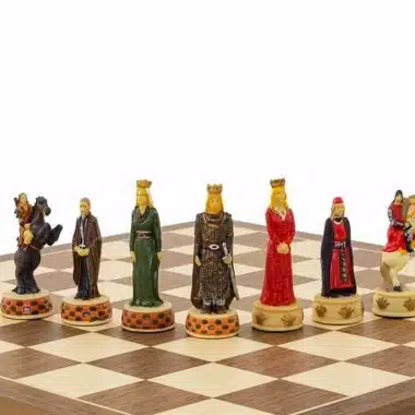 Juego de ajedrez de resina