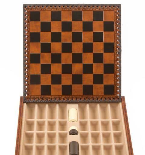 Conjunto Samurái III Tablero de Ajedrez Caja de Almacenamiento y Juego de Ajedrez en Metal - Imagen 10